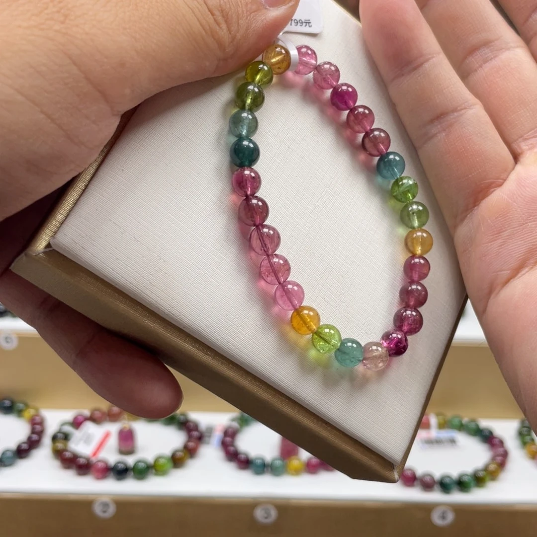 手串未镶嵌碧玺6.5mm.mmmmmmmmm