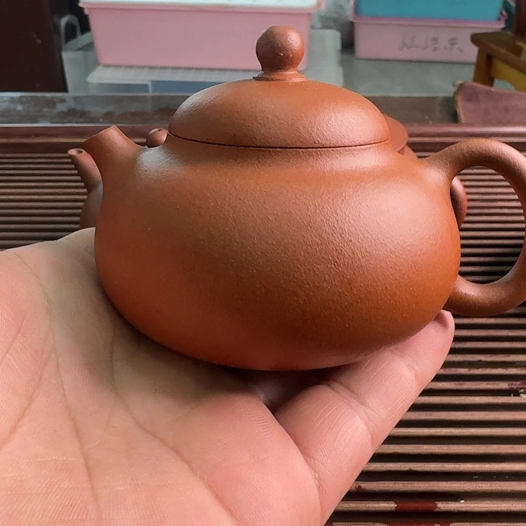 小***囡茶壶紫砂紫砂壶文蛋150cc