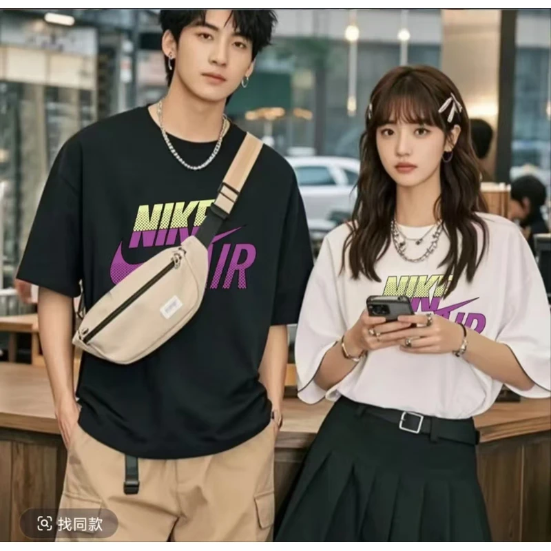 37【一折粉丝福利】潮牌男女同款圆领百搭T恤