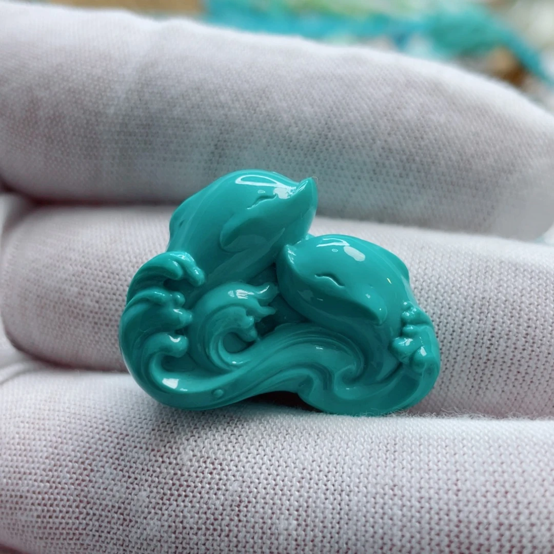 未镶嵌绿松石珠宝奇石