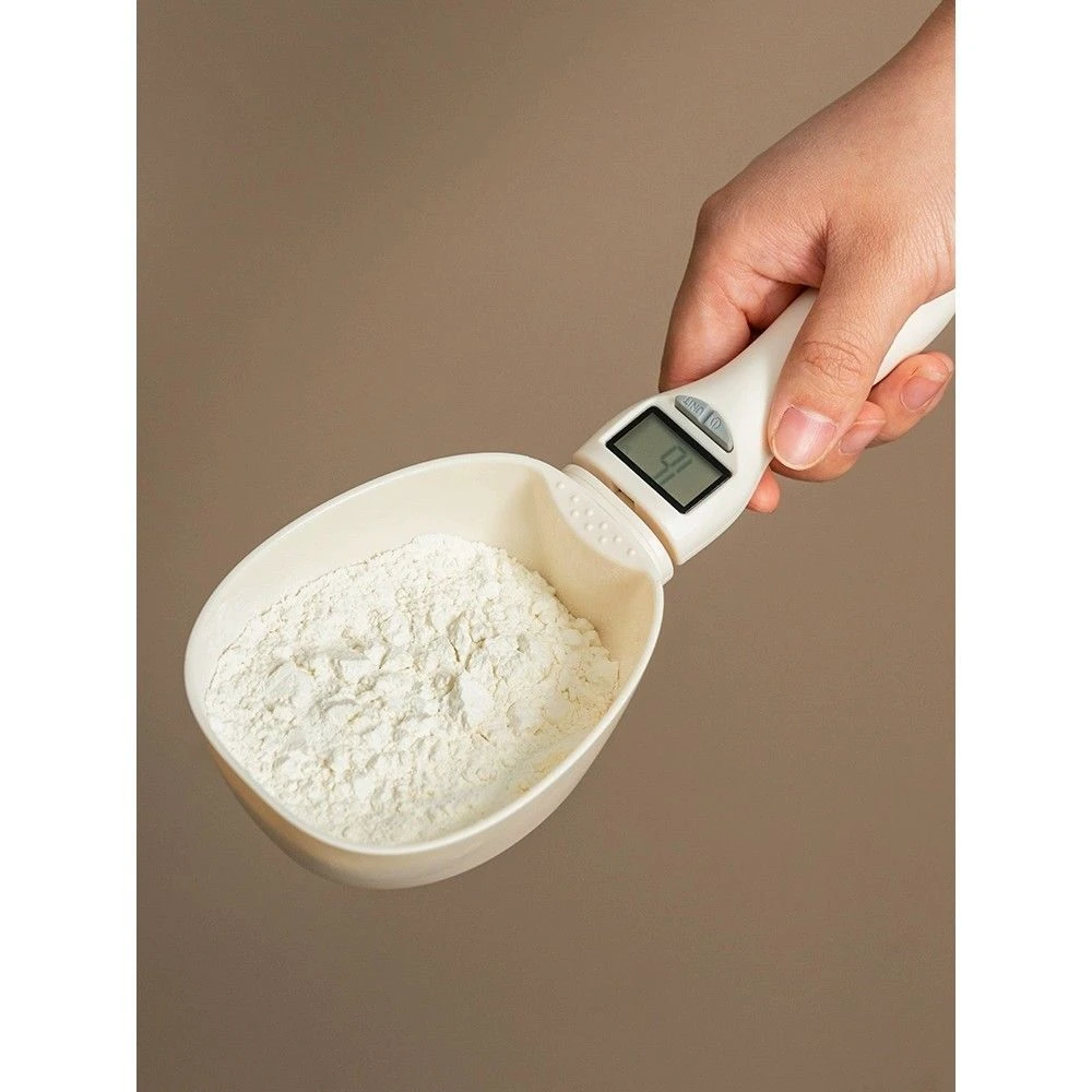 烘焙电子量勺秤克数称重计量刻度勺子面勺定量手持电子秤