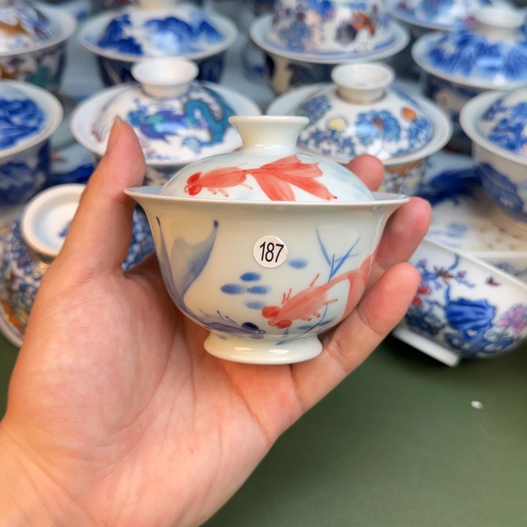 彦祖纯手绘手工茶具187