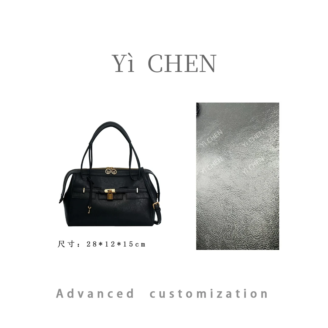 【Yì CHEN】CF-3294-黑色  简约时尚女士新款轻奢单肩斜跨包