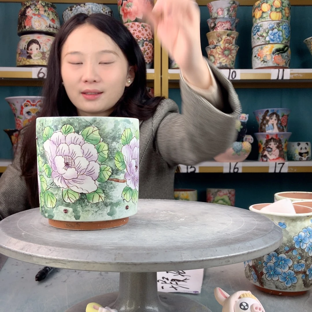 罐景德镇手工瑕疵592