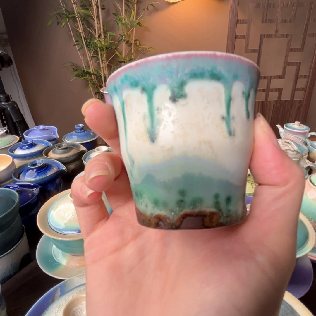杯景德镇纯手工柴烧茶器