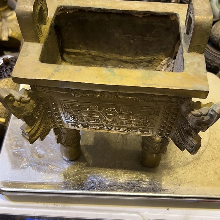好***店黄铜摆件，文房工艺品摆件