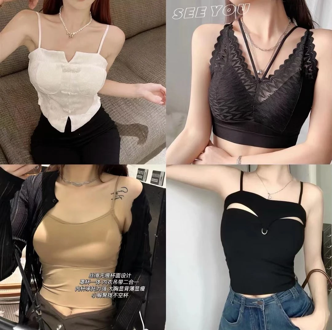 【大表姐专属】花纹蕾丝吊带9376