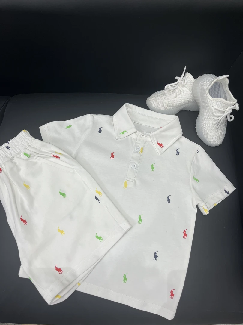 2025帅气男童套装潮牌棉两件套