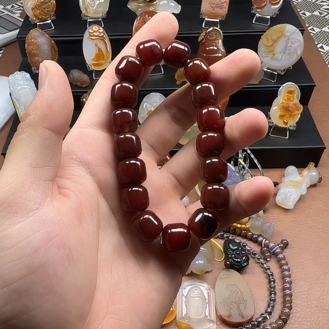 玛瑙/玉髓未镶嵌吊坠(不含链)