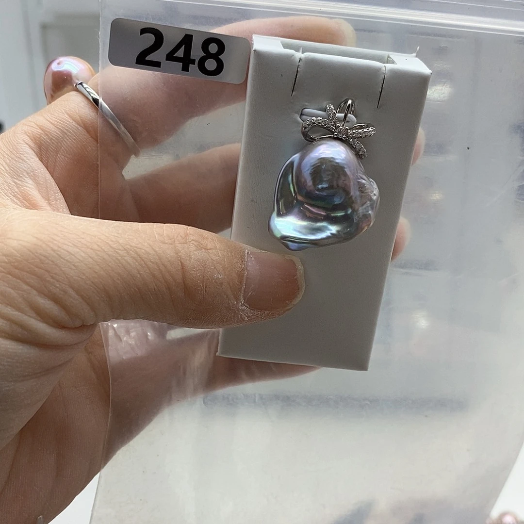 颈饰合金淡水珍珠