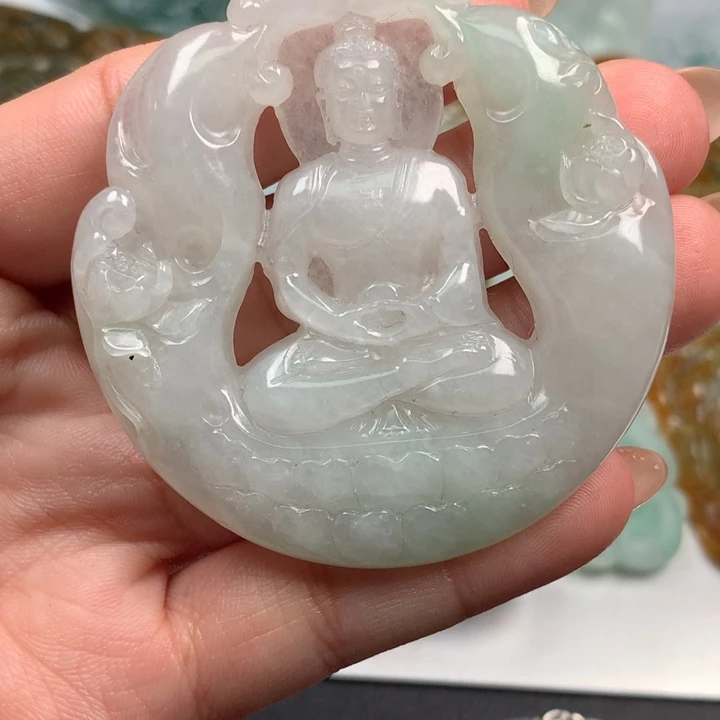颈饰未镶嵌翡翠翡翠