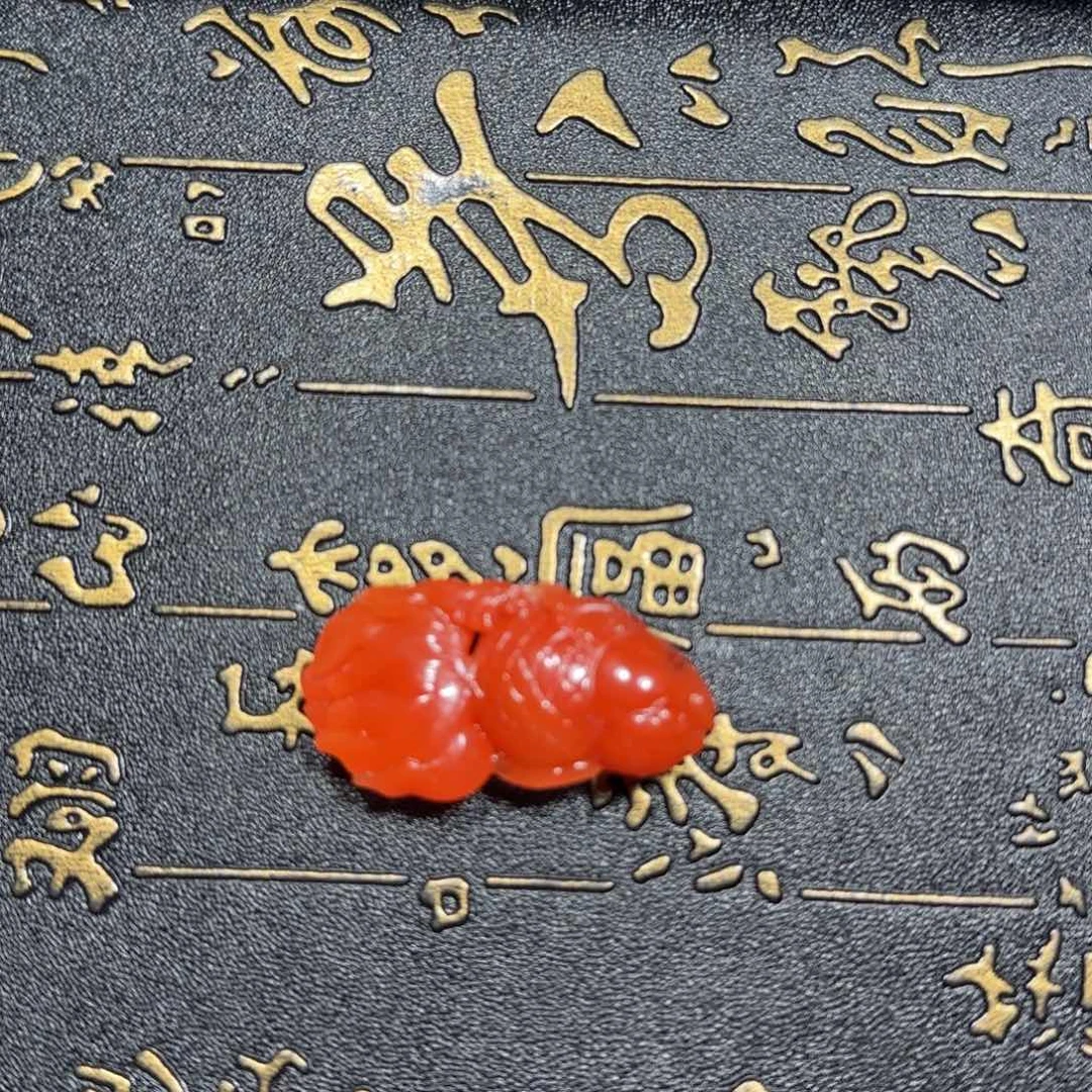 和****南红玛瑙保山滴水洞原矿锦鲤雕件未镶嵌