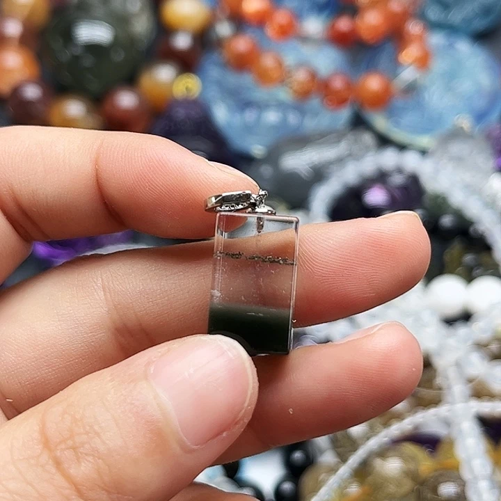 未镶嵌颈饰水晶梁*美