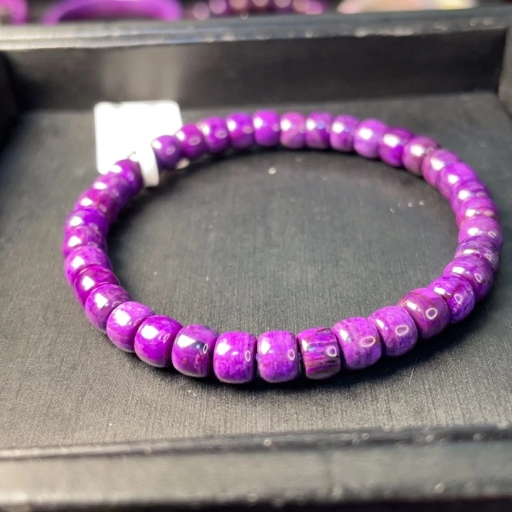 苏纪石（舒俱来）未镶嵌手串老油料