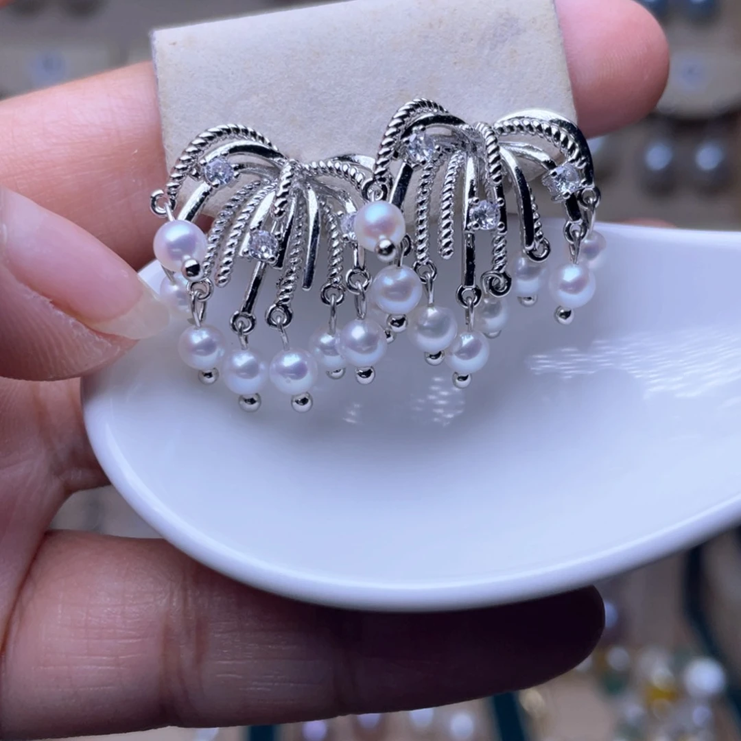 银S925镶嵌其他淡水珍珠