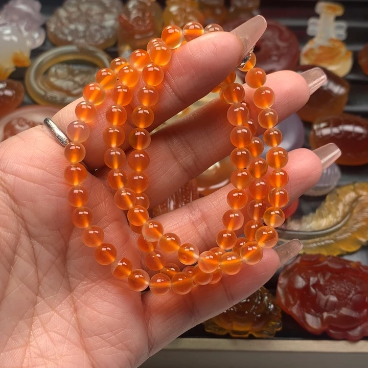 玛瑙/玉髓颈饰未镶嵌?****由