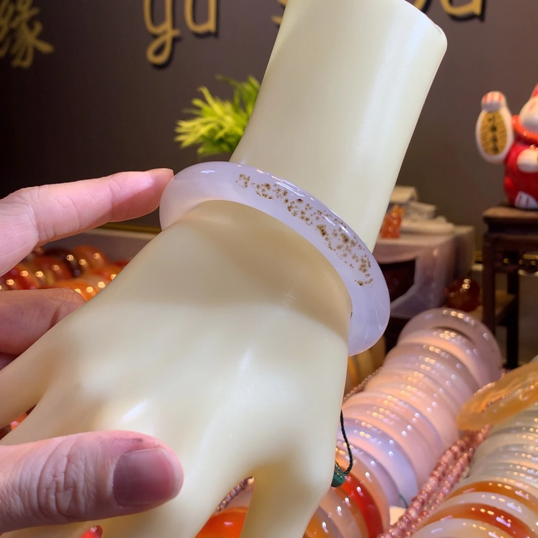 玛瑙/玉髓未镶嵌手镯20号