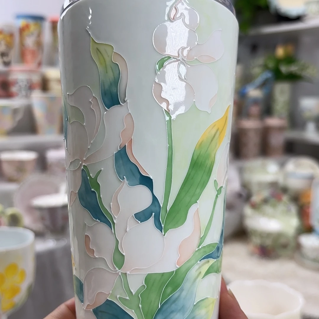 手绘创意高温釉下彩陶瓷