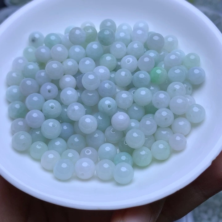 散珠翡翠卡7.5冰绿白26个