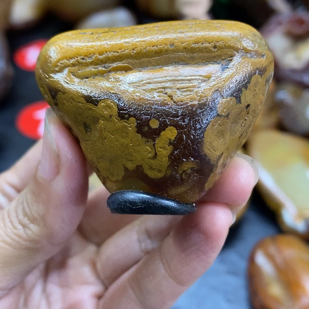 玛瑙/玉髓未镶嵌手把件