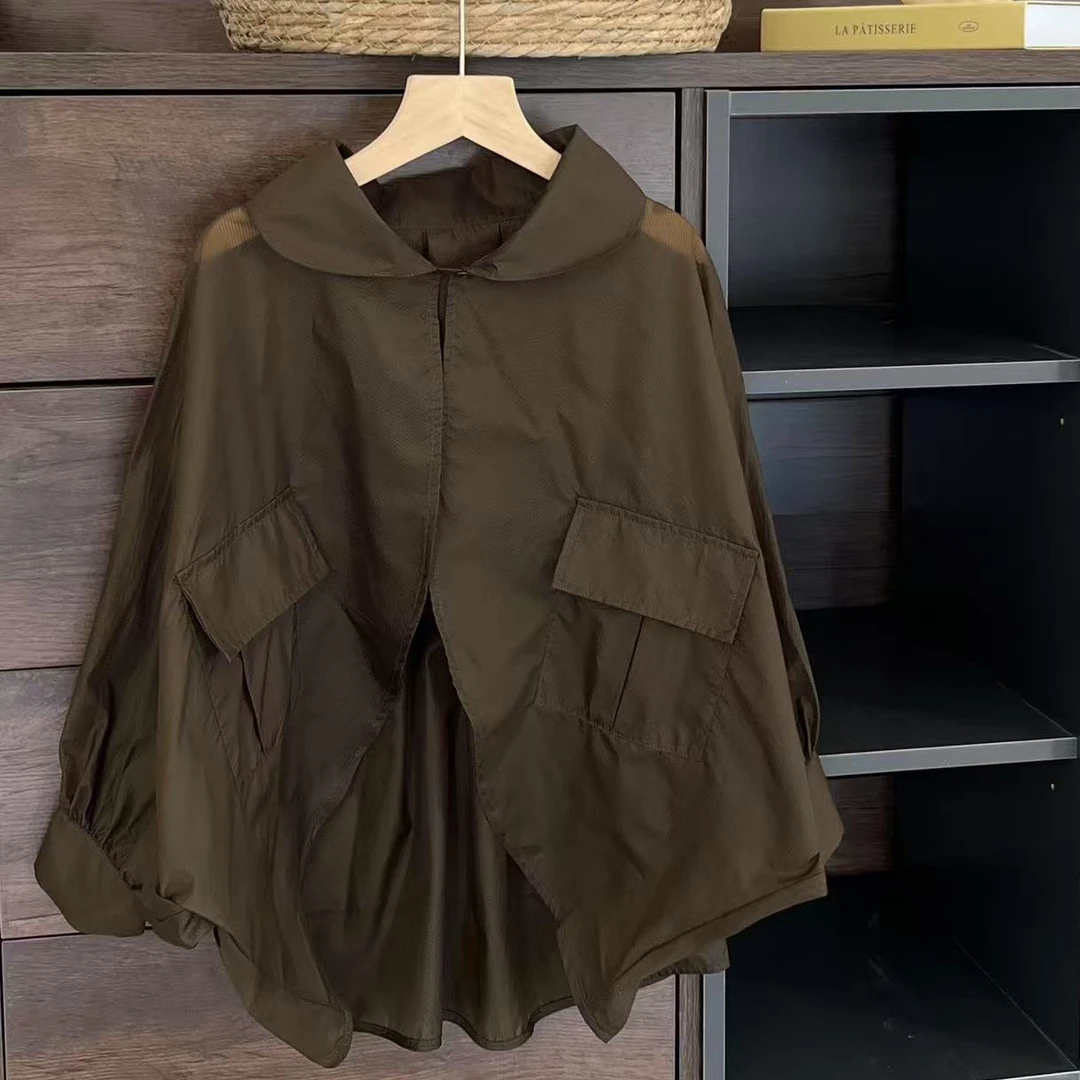 【小蛋壳】现货-春夏小众设计款防晒服男女童薄外套DK0102