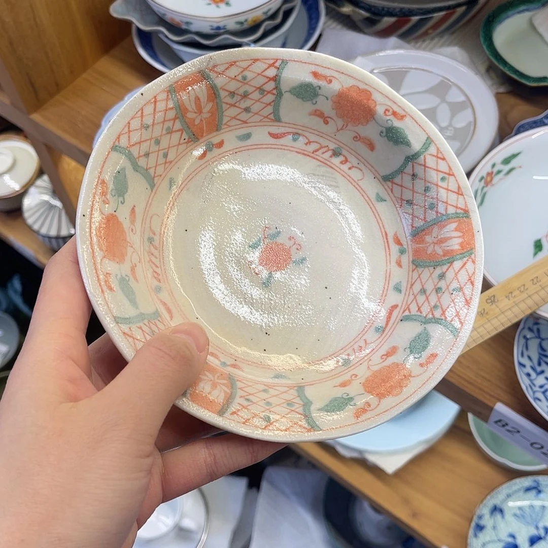 瓷片橘吉画画盘子哦22