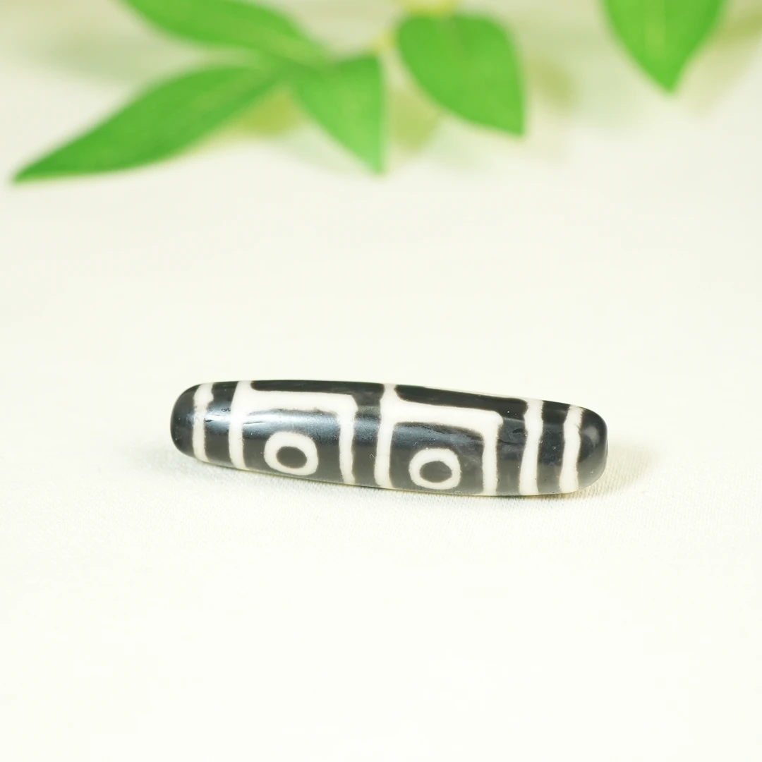 清代四眼料珠【古珠精选】AAJD250208006