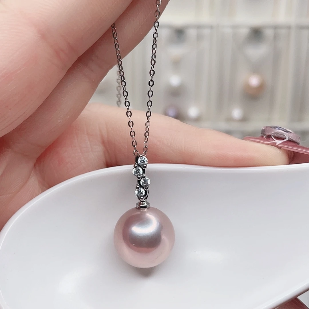 淡水珍珠吊坠(赠链)合金