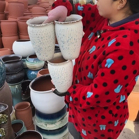 口13高20瑕疵盆子盆子