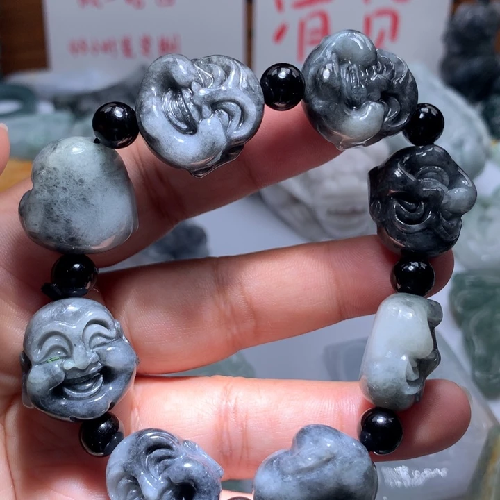 翡翠未镶嵌颈饰保真天然A货翡翠