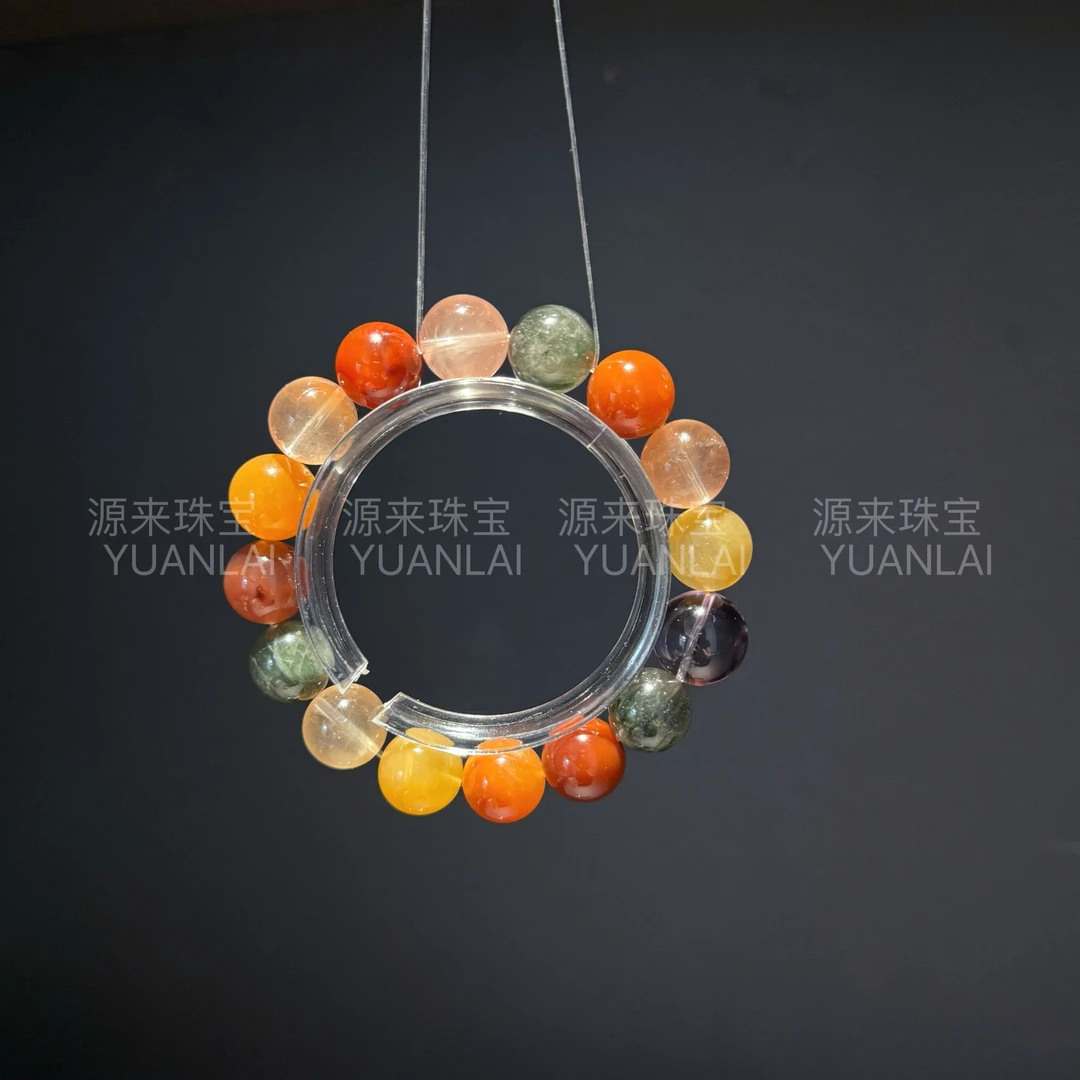 *红昭愿*福禄寿兔毛水晶手串