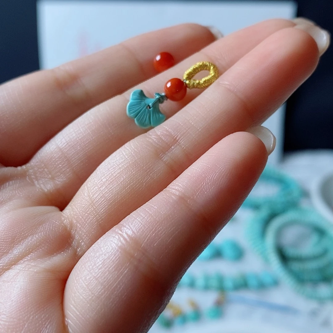 南红玛瑙颈饰未镶嵌