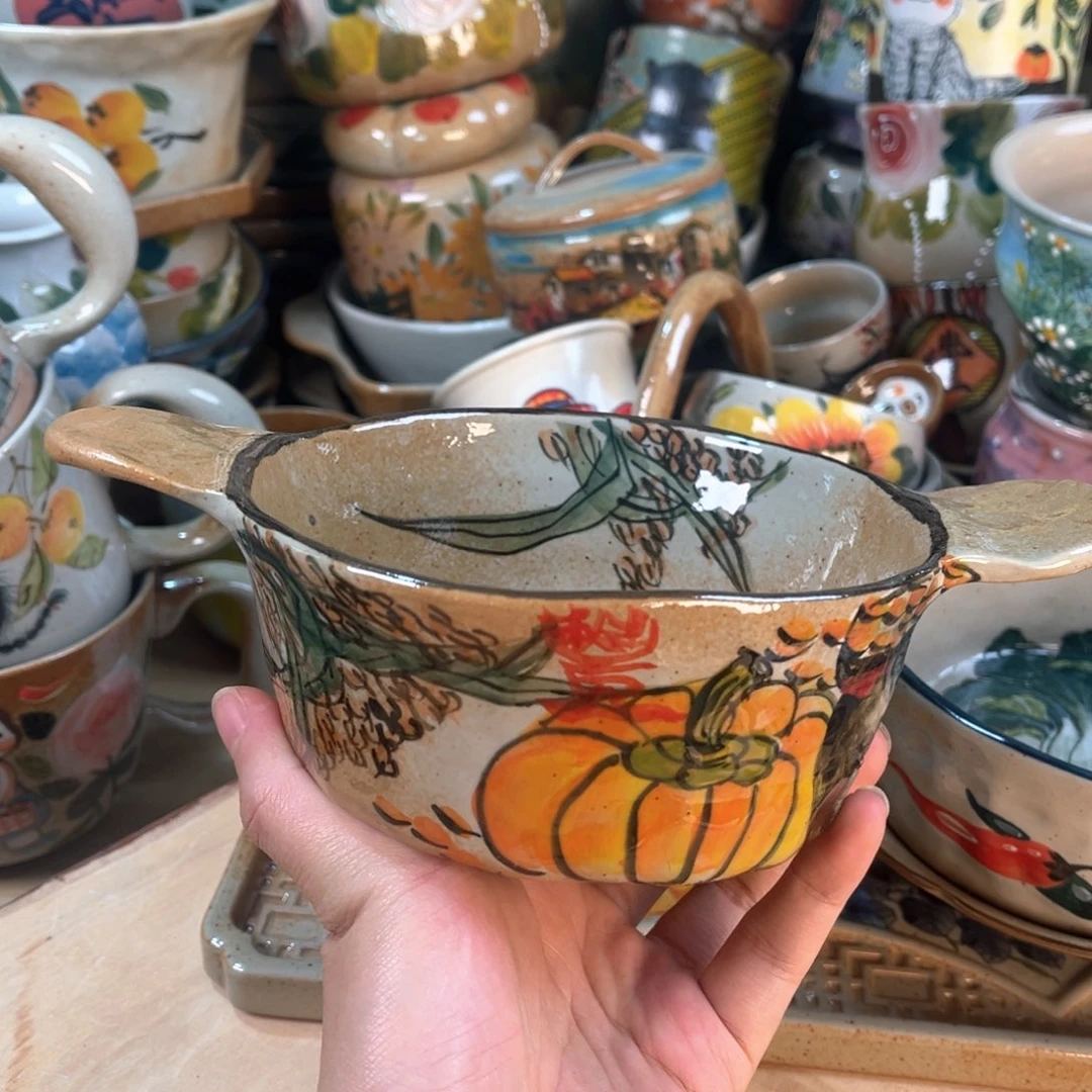 景德镇手工手绘杯