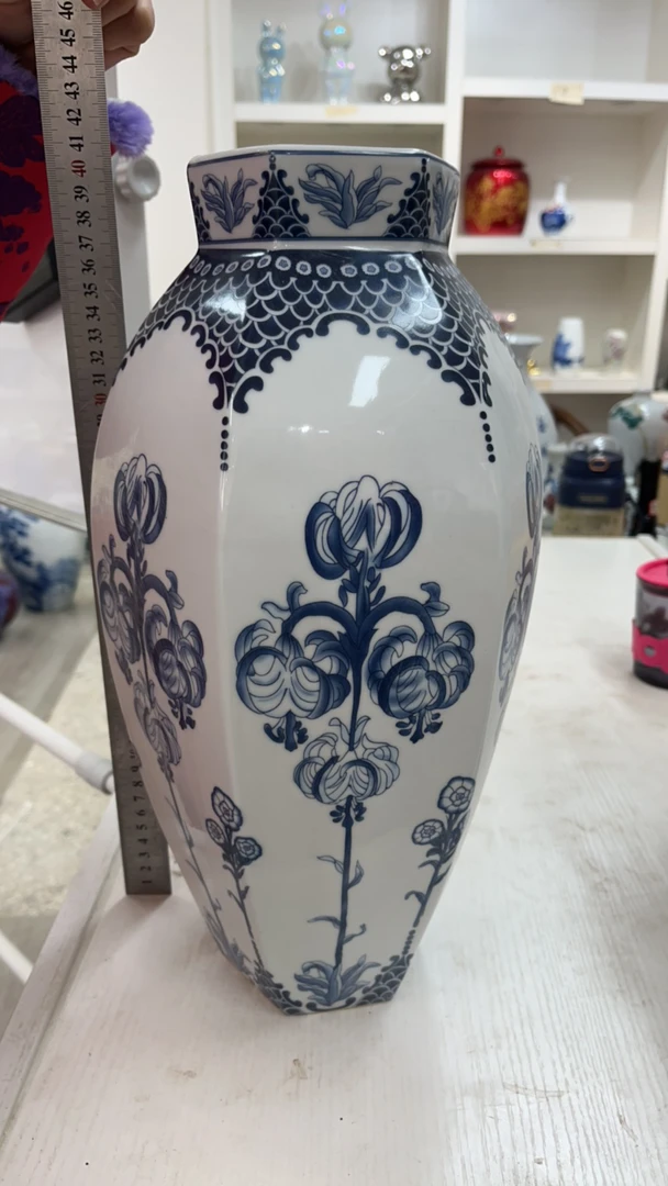 景德镇高温陶瓷摆件花瓶大号