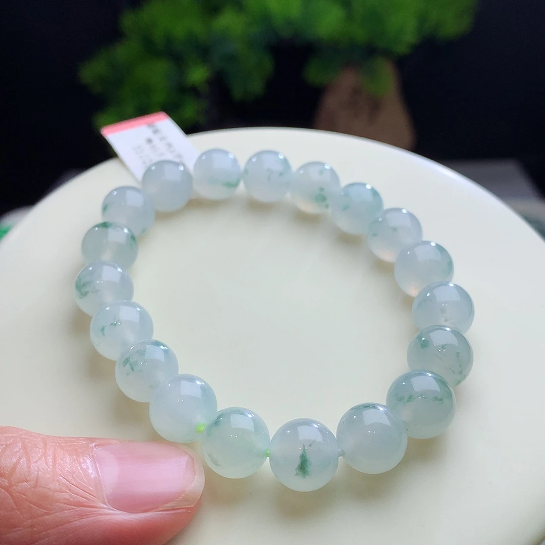 未镶嵌手串翡翠卡10mm