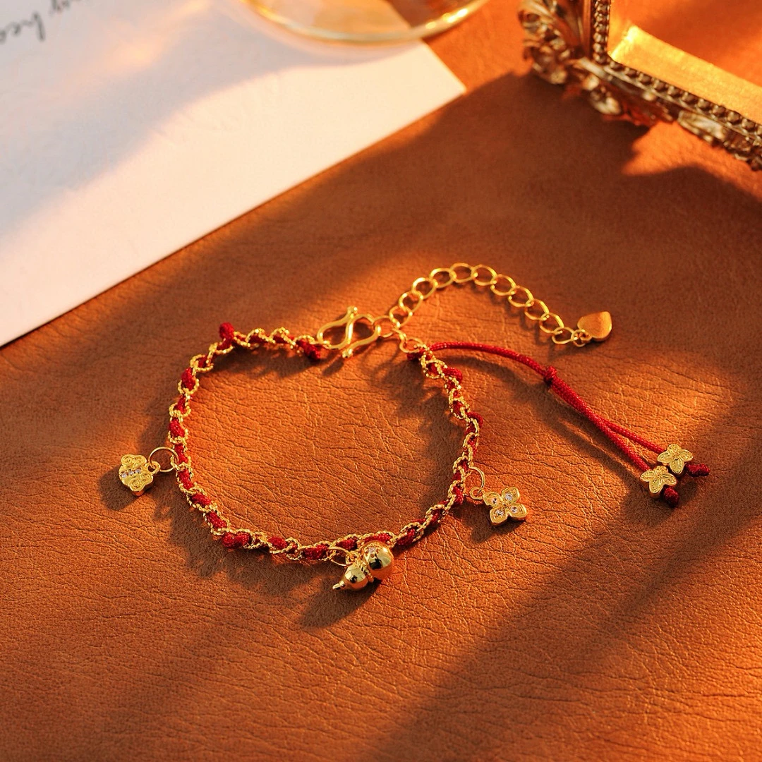 铜合金手链 f285---【财宝葫芦】法★ALX 爱丽丝限定手链