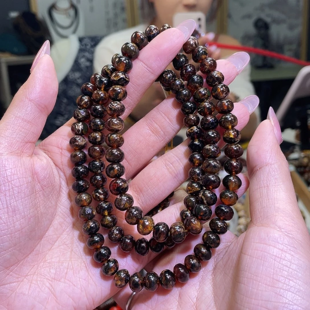 未镶嵌琥珀裸石抚顺琥珀8+火翳王