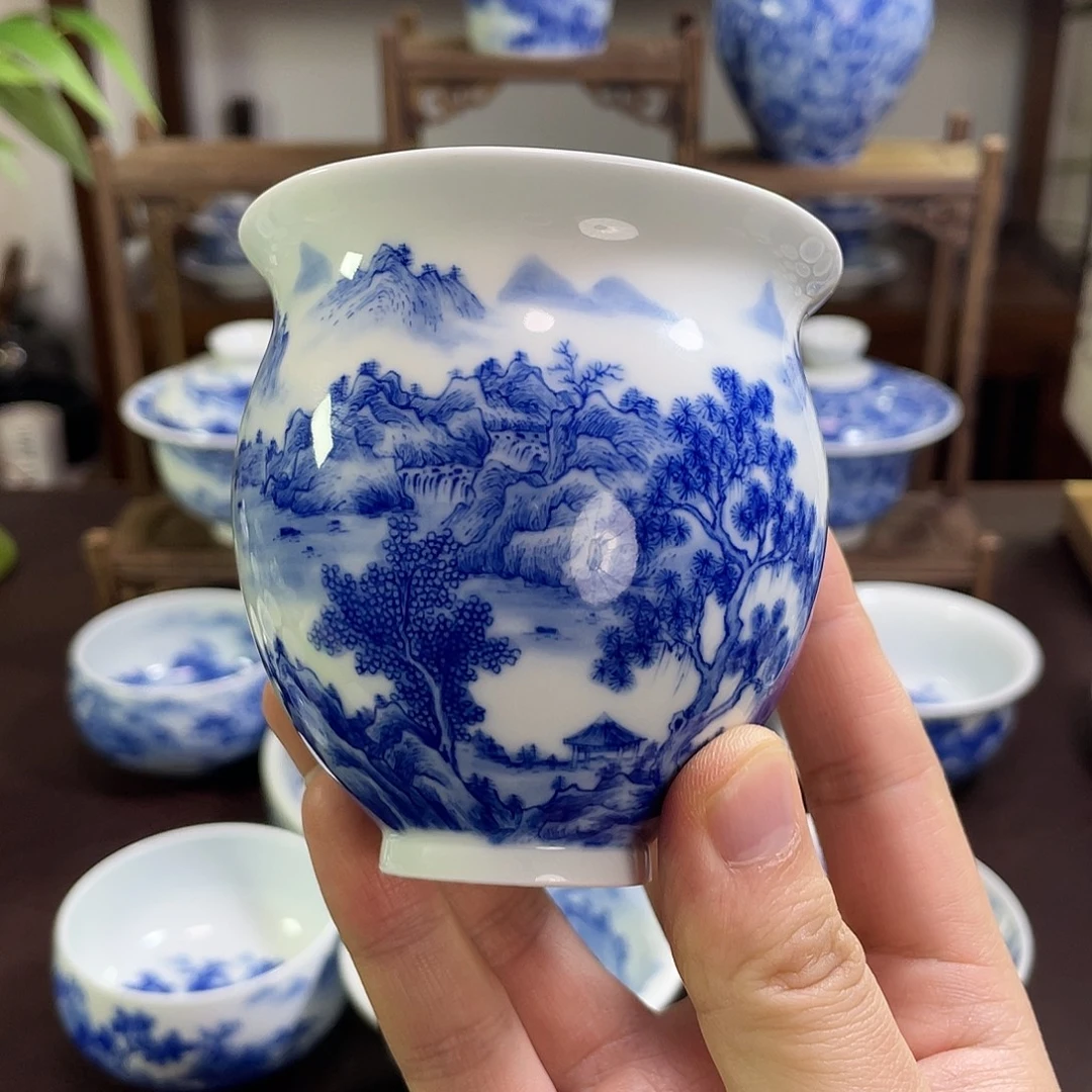 M***韓陶纯手工手绘重工山水