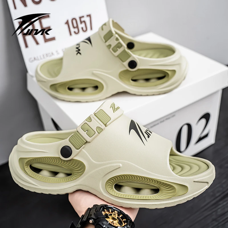 金莱克2025夏季新款户外拖鞋洞洞鞋男女同款防滑休闲耐磨凉鞋