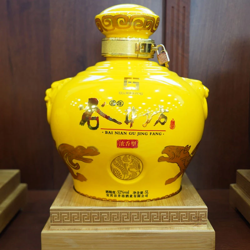 Bainian Gujingfang/百年谷井坊浓香型老酒坛装适合收藏饮用52度
