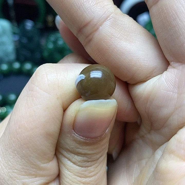 和田玉单珠未镶嵌混****活