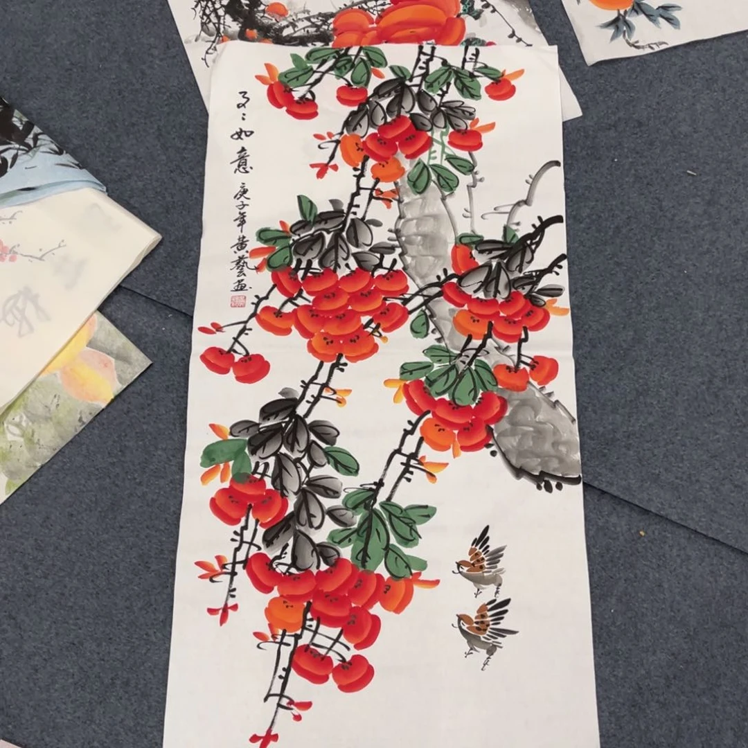 国画处理作品看好再拍哦