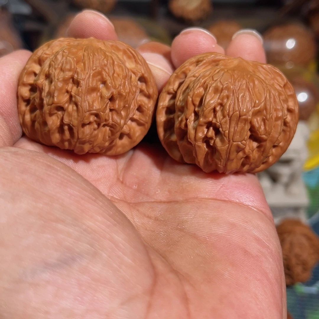 文玩核桃把件磨盘41