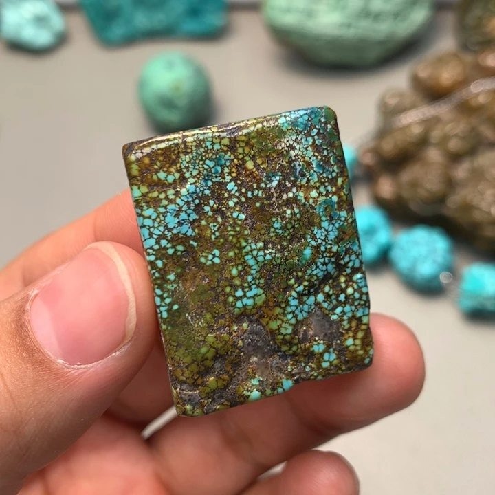 绿松石未镶嵌颈饰