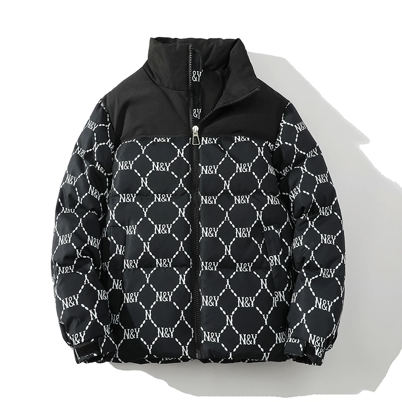 【HTY】时尚保暖情侣款羽绒服1310