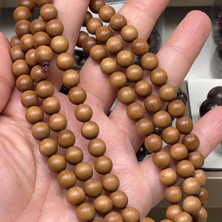 手串/手链檀香木迈索尔正区老山檀香0.8/108红肉顺纹