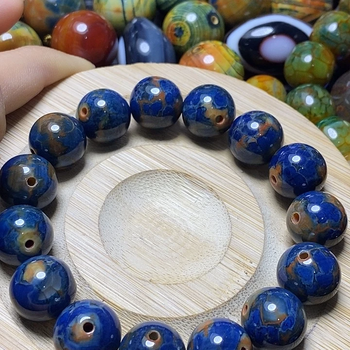 老***风玛瑙/玉髓未镶嵌颈饰