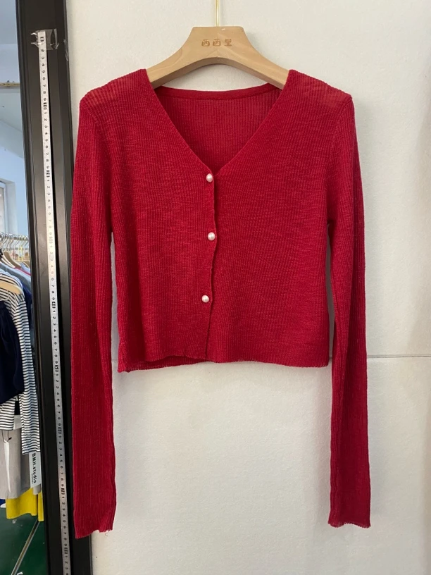 针织开衫长袖外搭