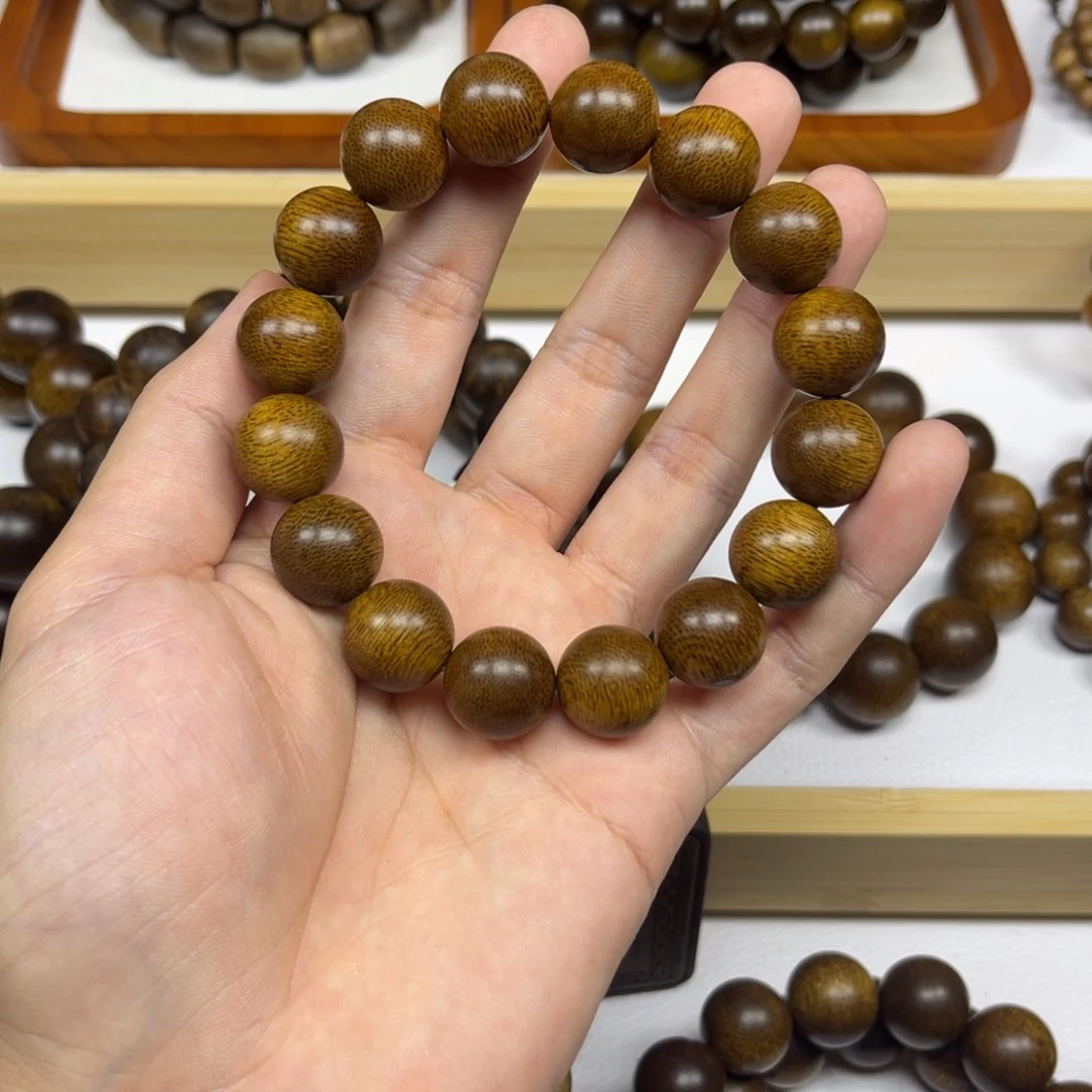 风***〉手串沉香越南芽庄黄棋楠1.4