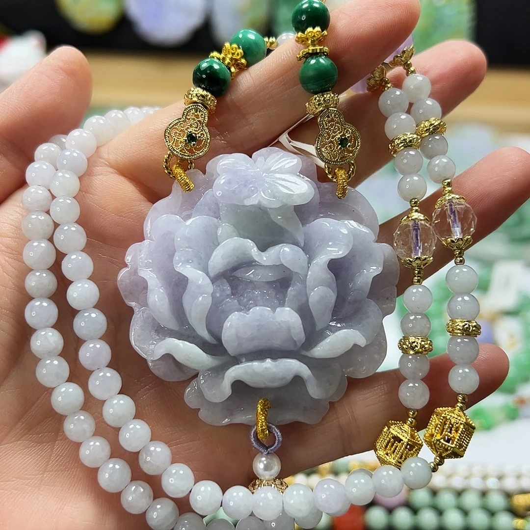 翡翠未镶嵌颈饰吊坠